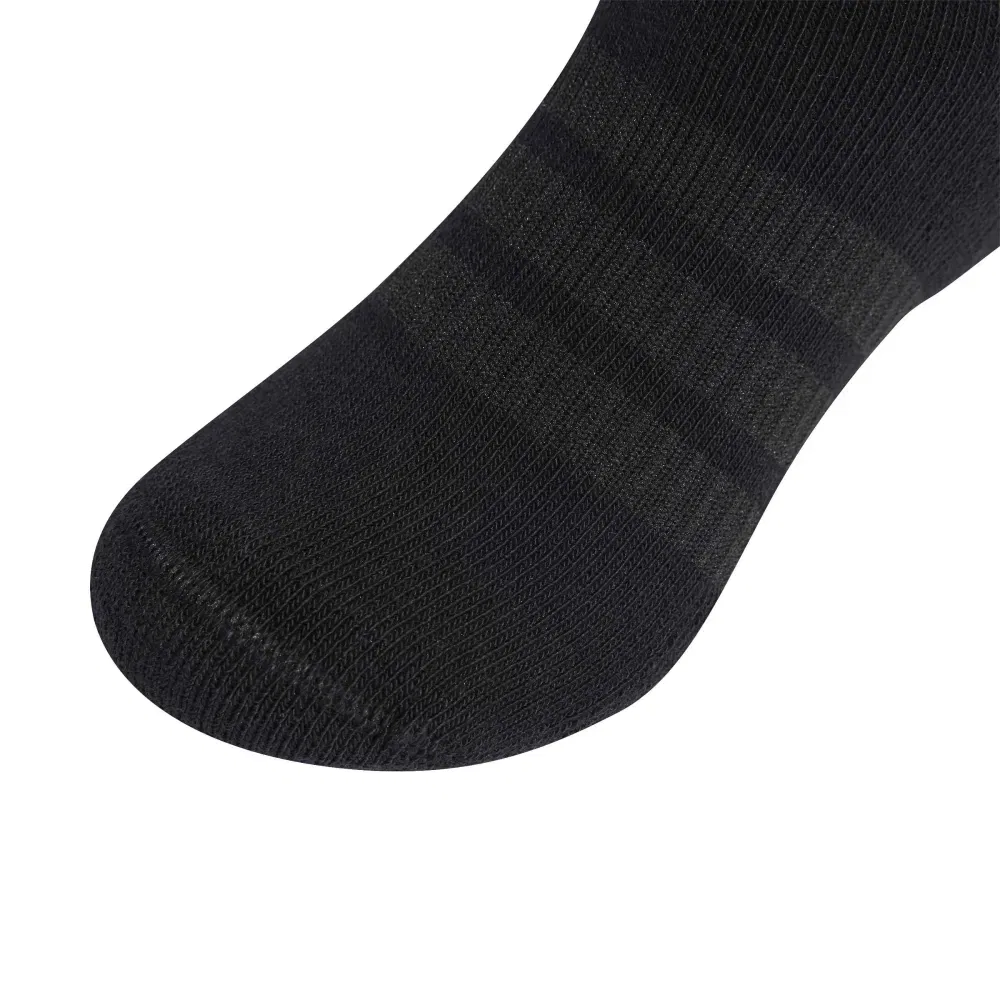 Носки спортивные Adidas Cushioned Sportswear Ankle, 3 пары, черный — фото 3