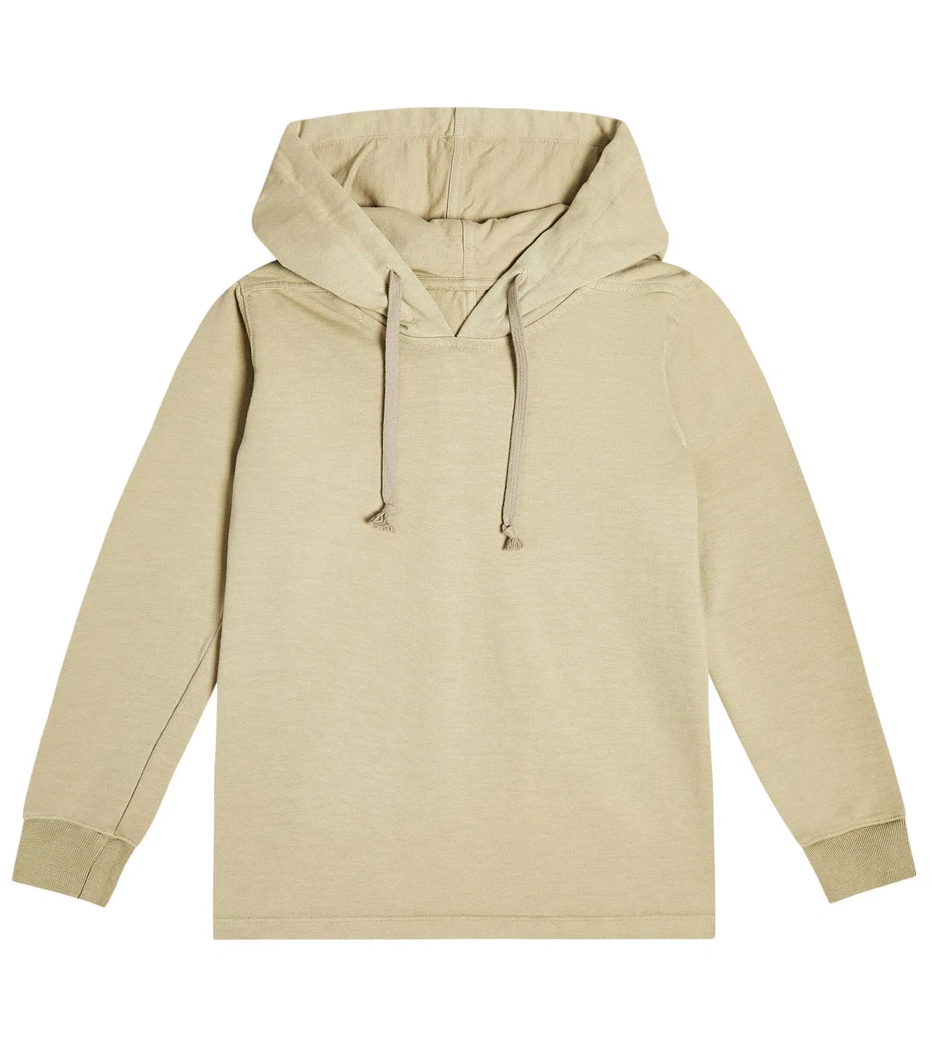 Худи хлопковое Rick Owens Kids, серый