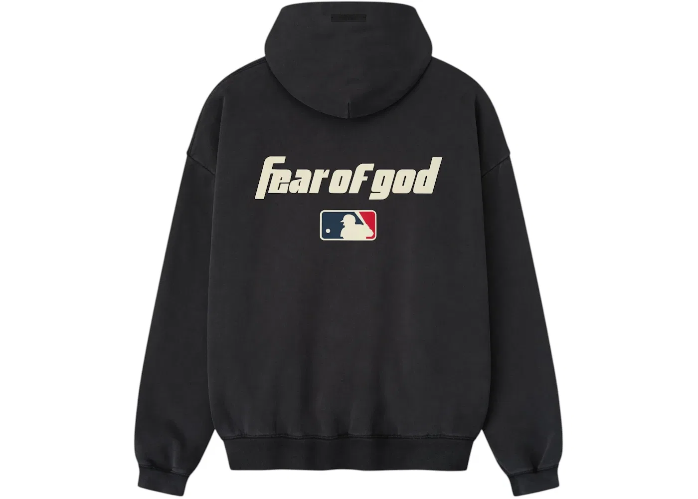 Мужской худи с принтом MLB Fear of God Essentials, Black — фото 2