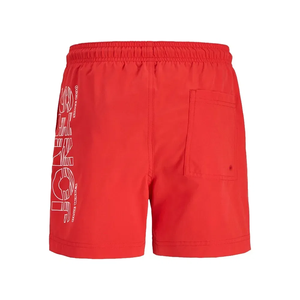 Плавки Maui Wave Logo Jack & Jones, красный — фото 4