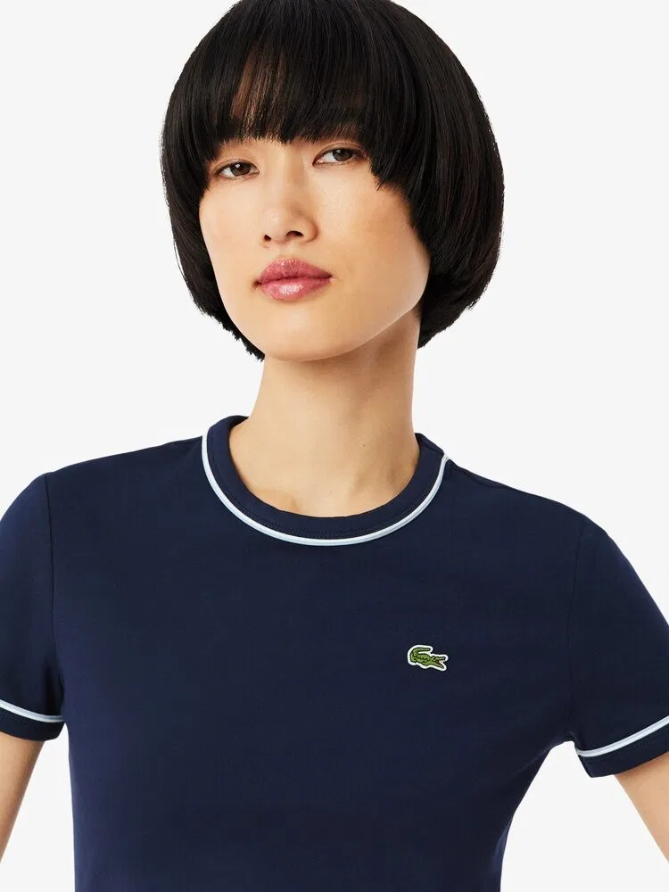 Футболка LACOSTE TF5289 Navy slim fit — фото 2