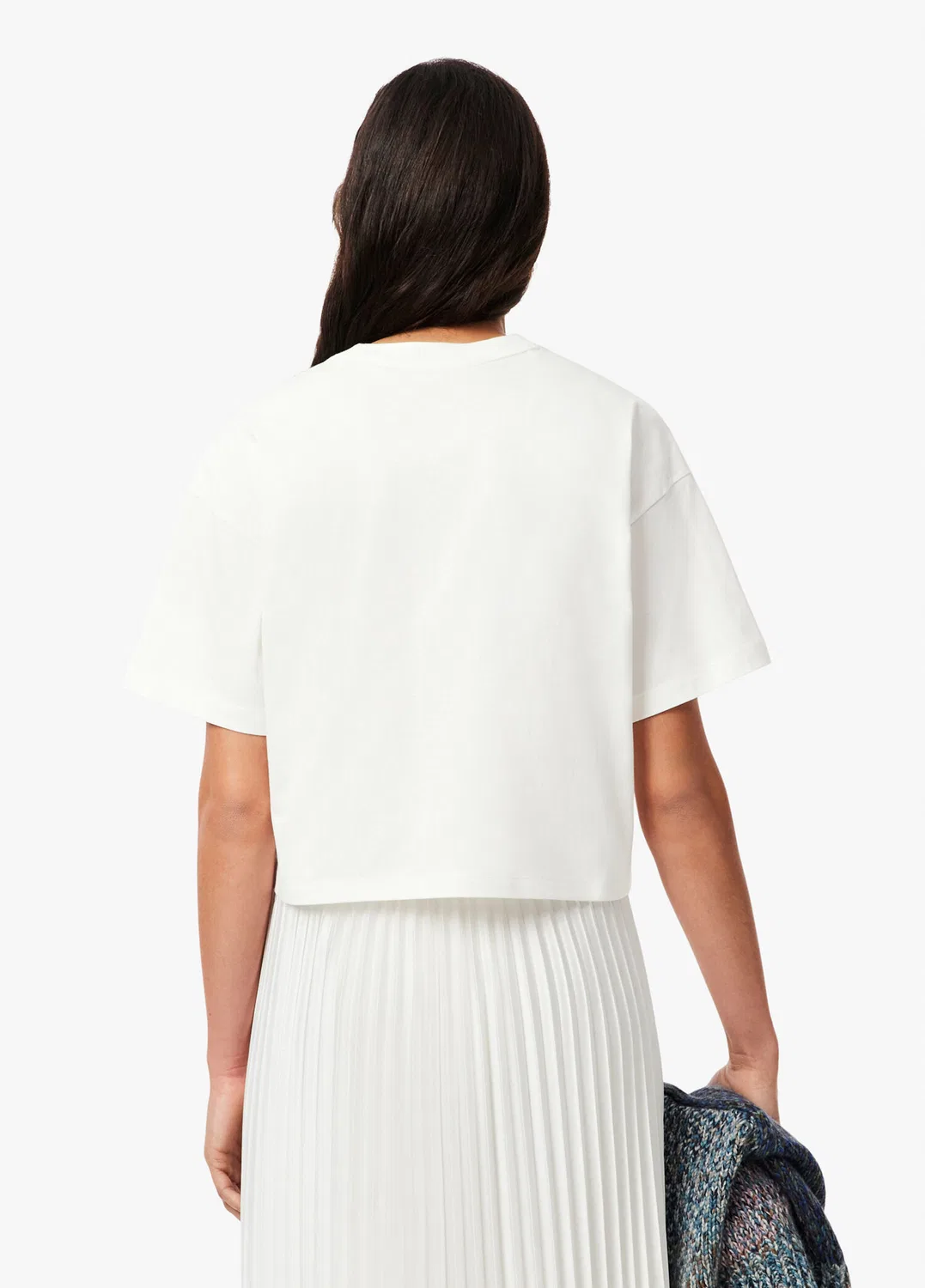 Футболка Lacoste Relaxed Fit, белый — фото 4