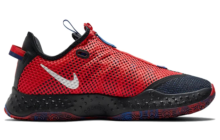 Кроссовки Nike PG 4, темно-синий/белый/красный — фото 2