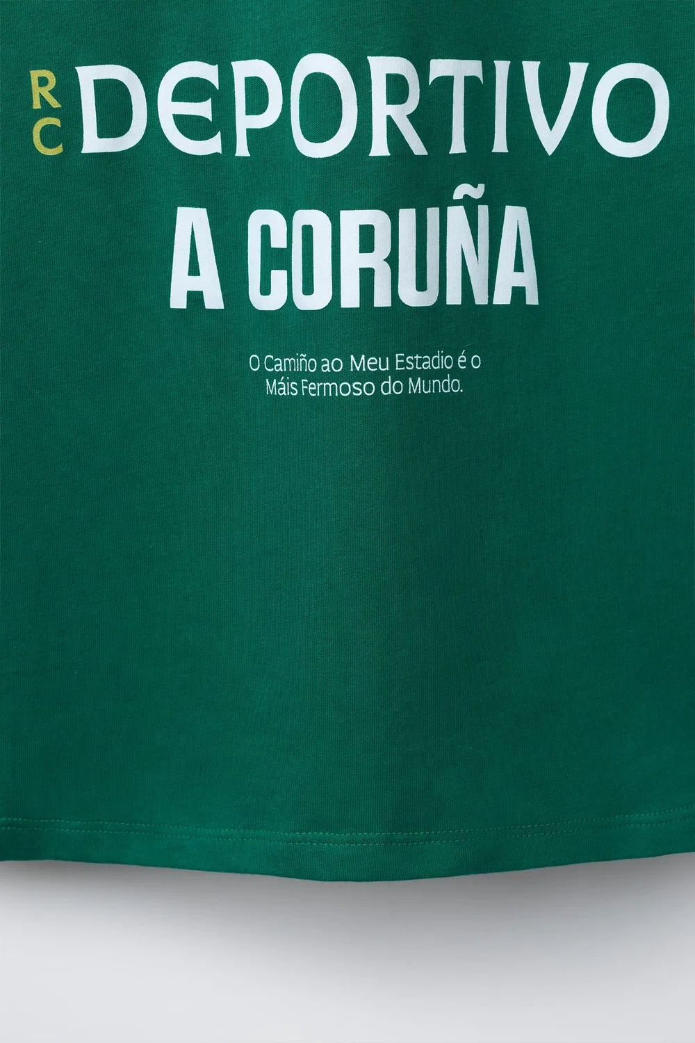 Футболка С ПРИНТОМ RC DEPORTIVO DE A CORUÑA ZARA, Green — фото 4