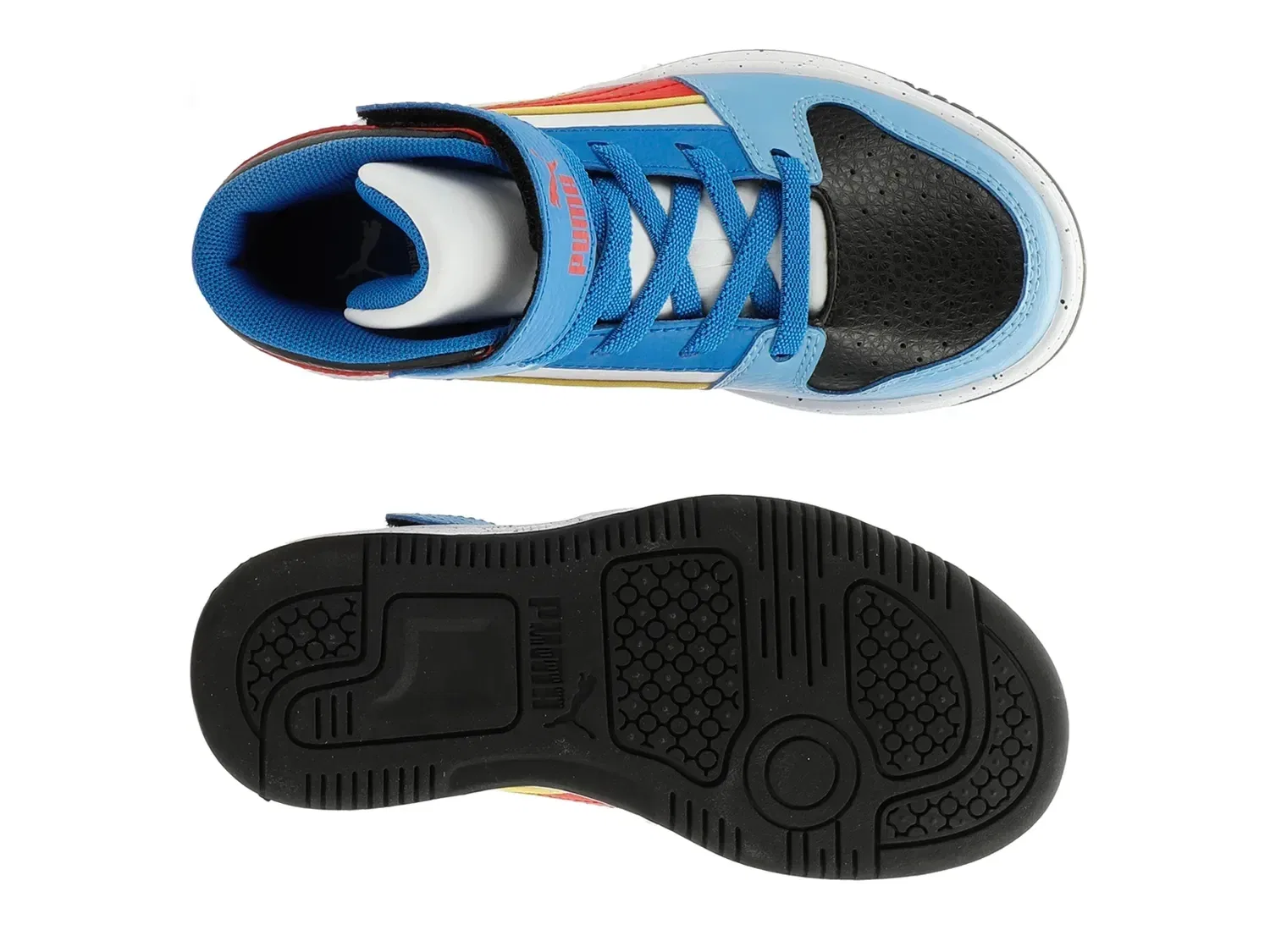 Кроссовки высокие Rebound Layup RCL Elevated PUMA, белый/мультиколор — фото 3