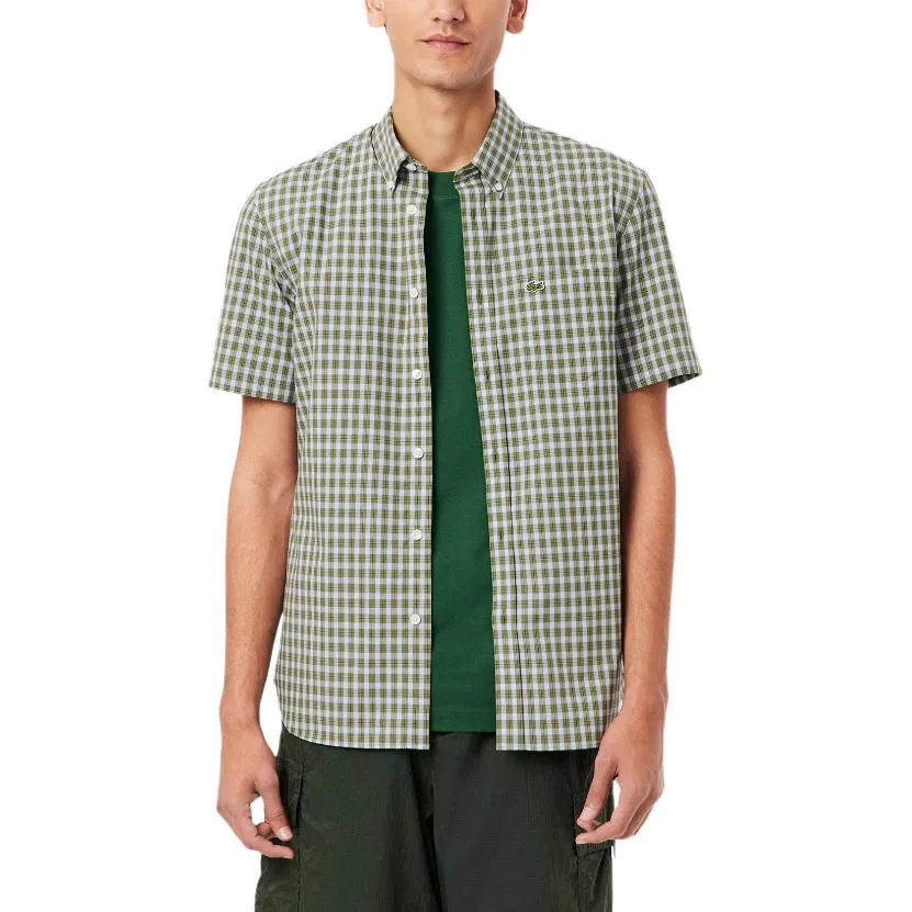 Мужская рубашка с коротким рукавом IC3 Moderate LACOSTE, IC3 — фото 3