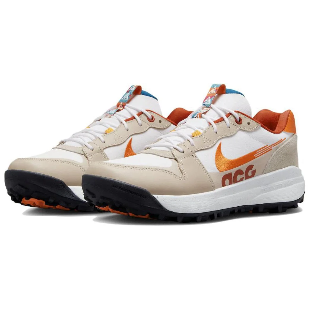 Кроссовки Nike ACG Lowcate, бежевый/оранжевый — фото 3