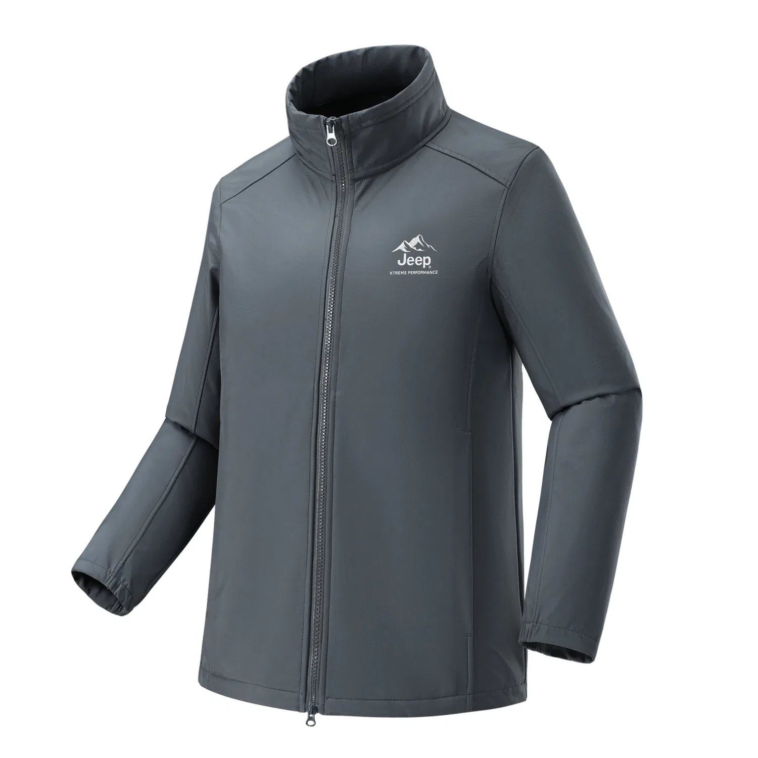 Детская куртка-ветровка с капюшоном Jeep, Heather Grey