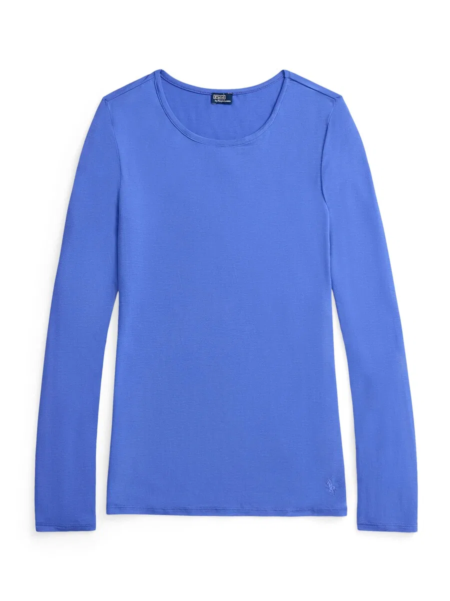 Топ Polo Ralph Lauren 'Midnight Sheer' синего цвета