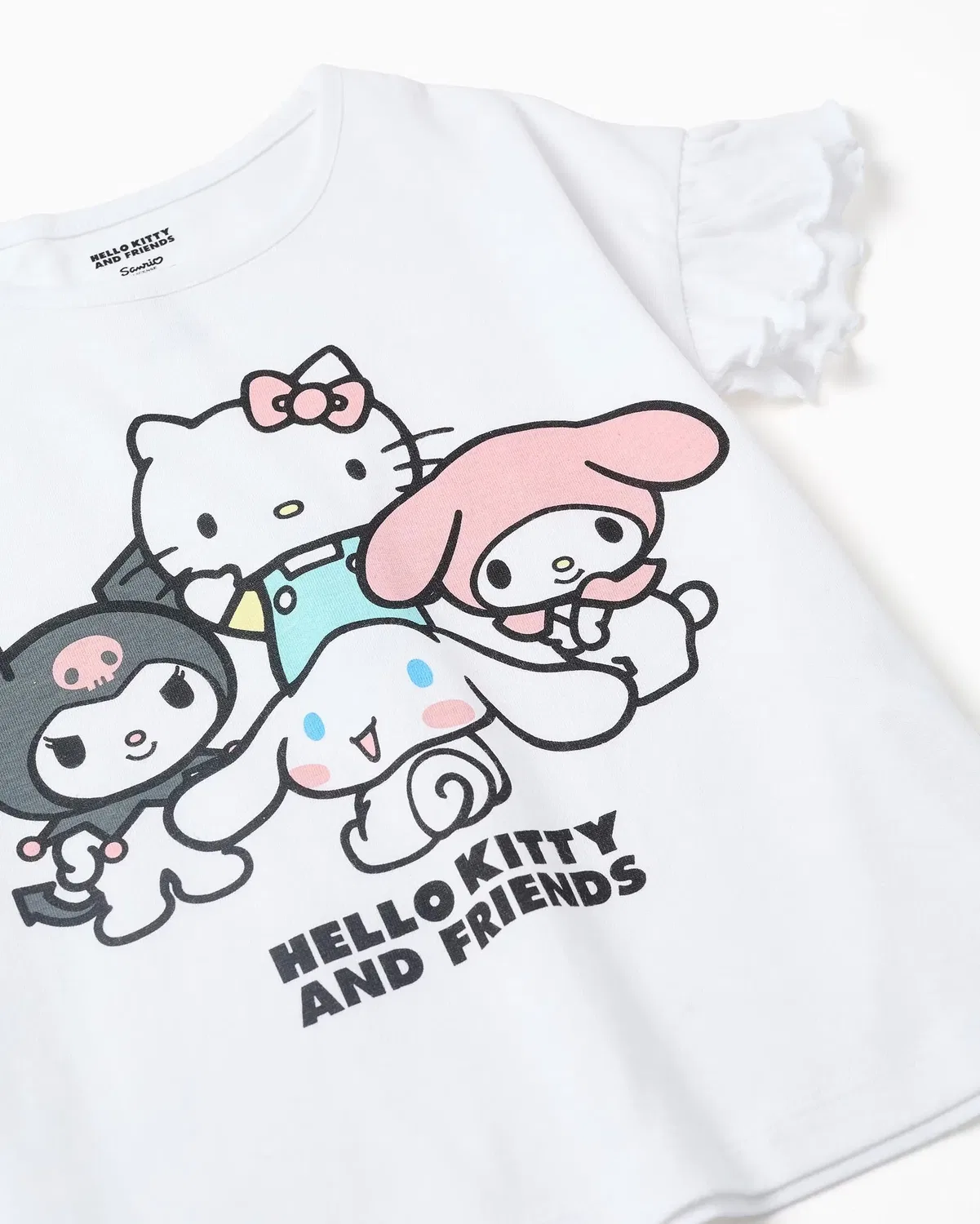 Детская пижама для девочек хлопковая с принтом Hello Kitty Zippy, Blanco — фото 2