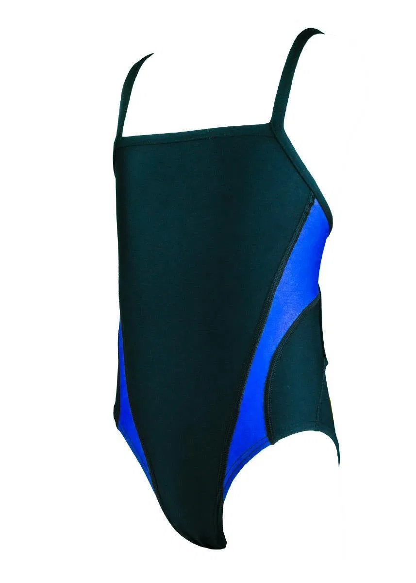 Детский купальник для девочек с открытой спиной FINIS Skinback, Finis, Blau