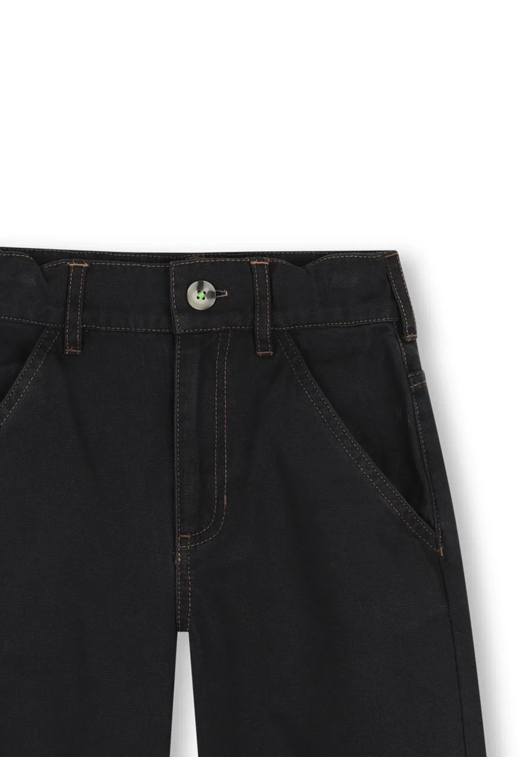 Pantalon en toile - брюки Billieblush, Dark Grey — фото 3