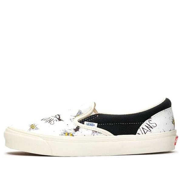 

Кроссовки ralph steadman x og classic slip-on lx 'bee' Vans, белый