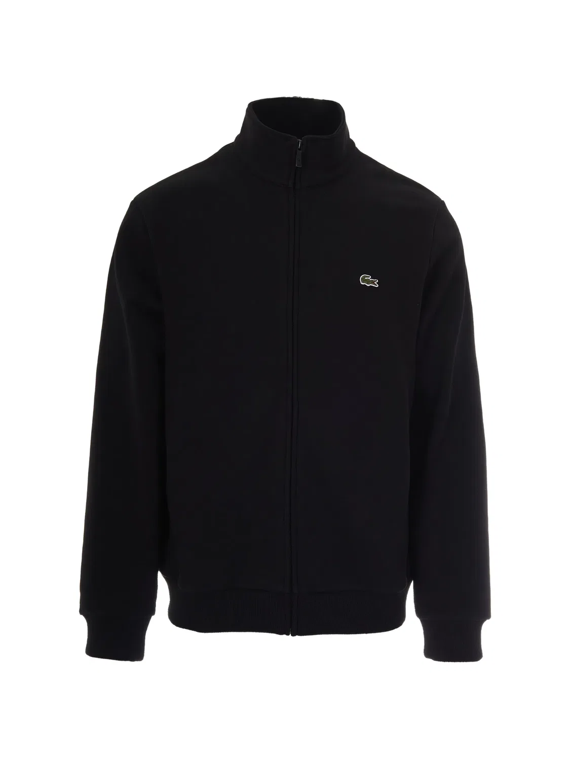 Флисовая толстовка на молнии Lacoste, черный