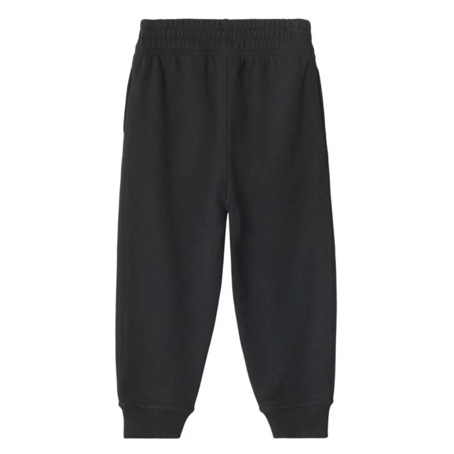 Детские спортивные штаны с вышивкой EKD, модель Kids Jackson EKD Embroidered Joggers Burberry, Black — фото 2