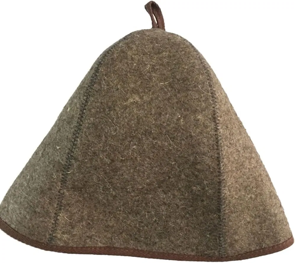 No brand Шапочка для душа войлочная DAZZLEEX, 34x26x0.3 см, Brown — фото 3
