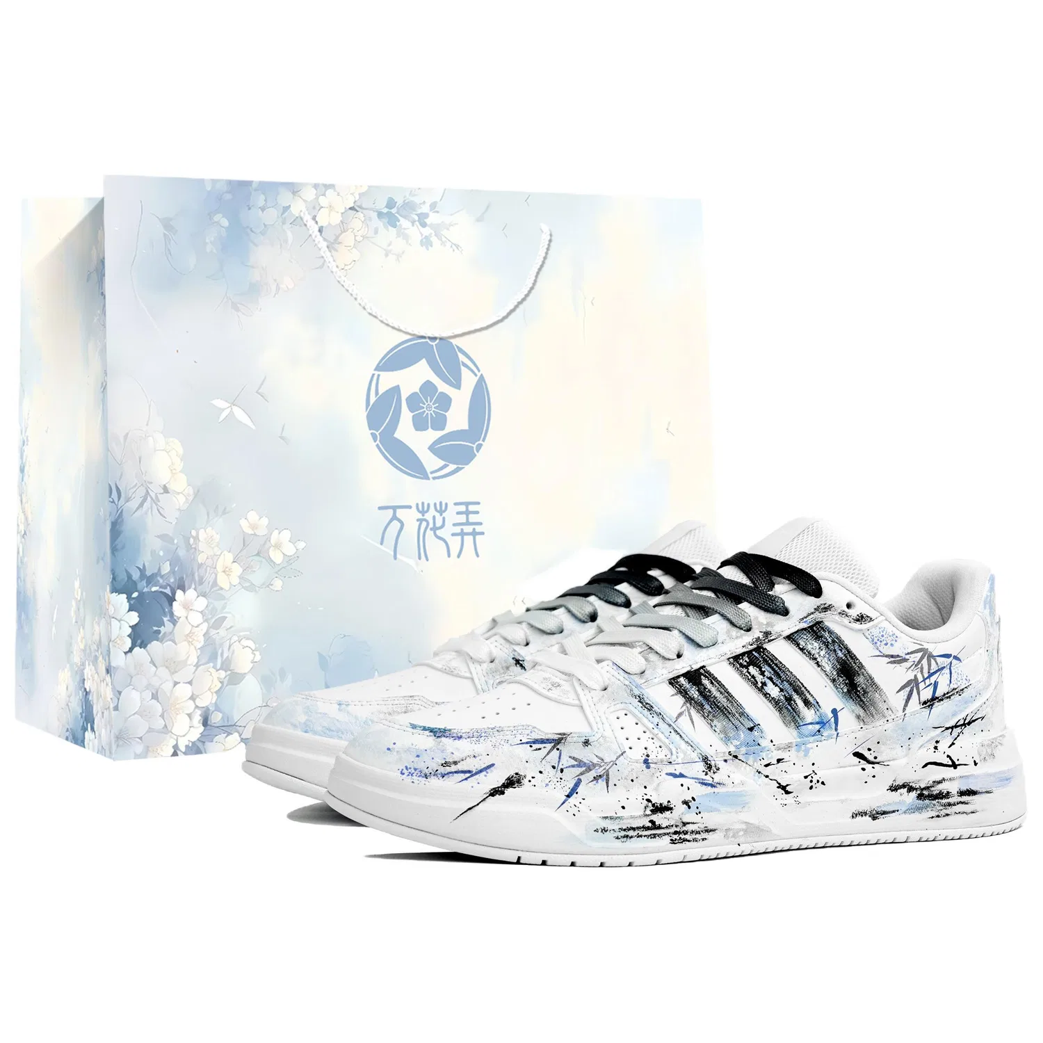 Детские кеды с принтом Adidas LITE BALLER White