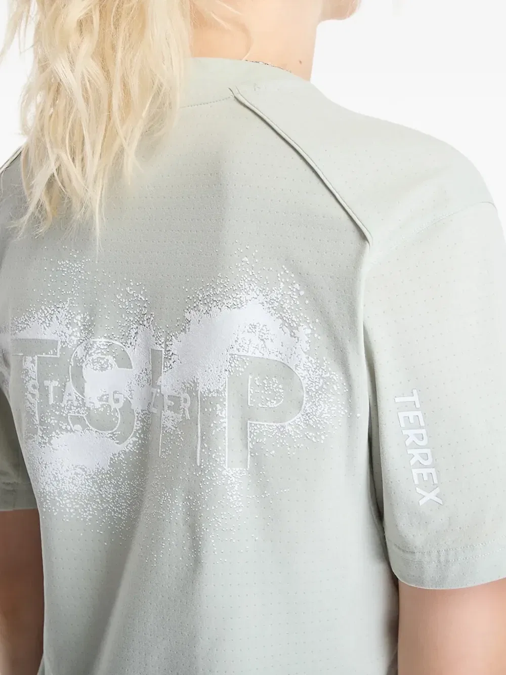 X FTSHP Terrex Футболка "Звездочет" Adidas, зеленый — фото 4