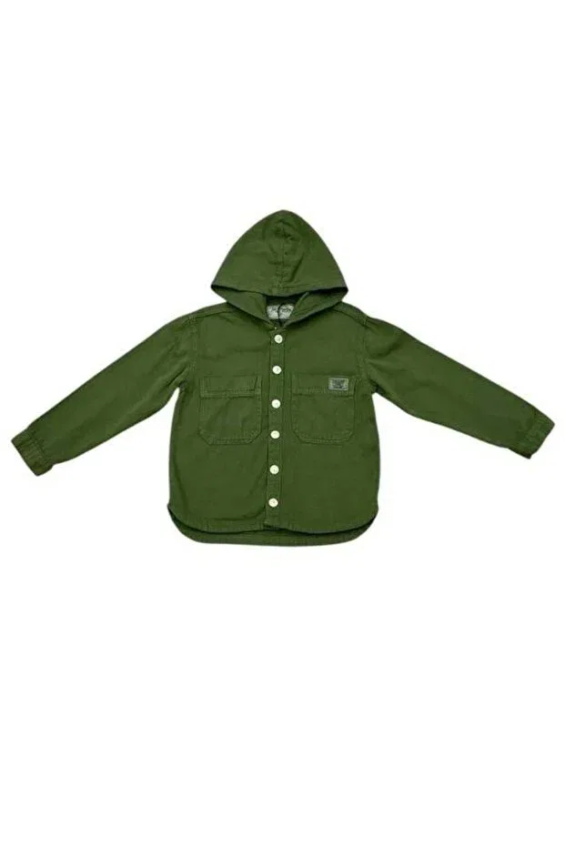 Детская куртка для мальчиков хлопковая Zekids, Haki