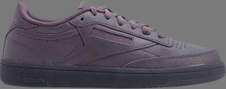 Кроссовки face stockholm x wmns club c 85 'smoky volcano' Reebok, фиолетовый — фото 2