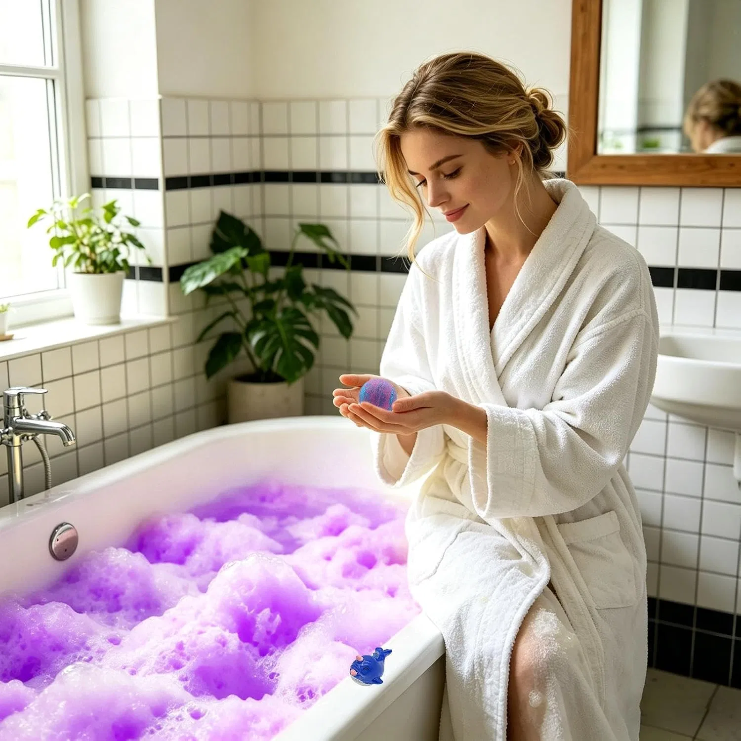 Бомбочки для ванны с игрушкой, Lavender, 100 г Generisch — фото 2