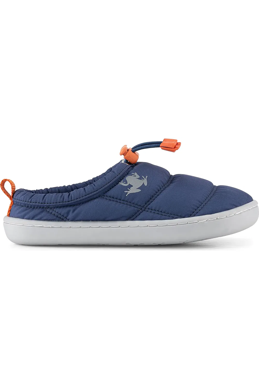Детские тапочки слипоны на широкую стопу Hoppuff Hopfrög Kids, Dynamic Navy — фото 2