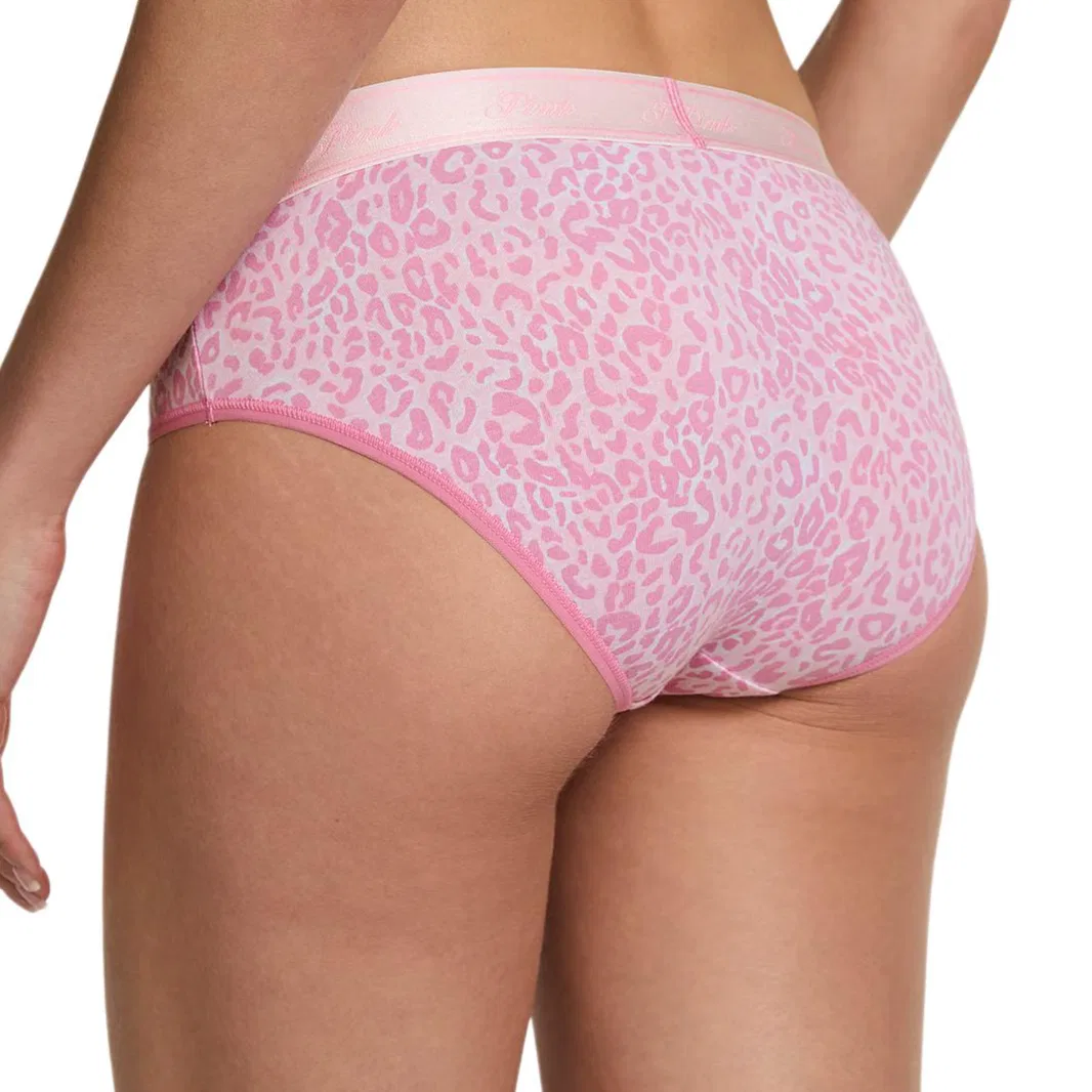 Женские трусы с принтом Victoria's Secret, Pink Leopard Print — фото 3