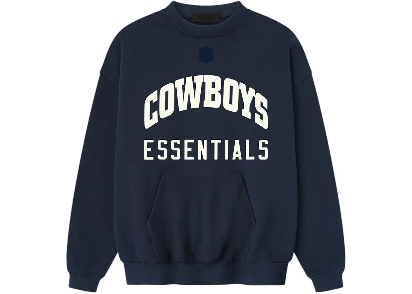 Мужской свитшот с принтом Cowboys Fear of God Essentials, Dark Sapphire