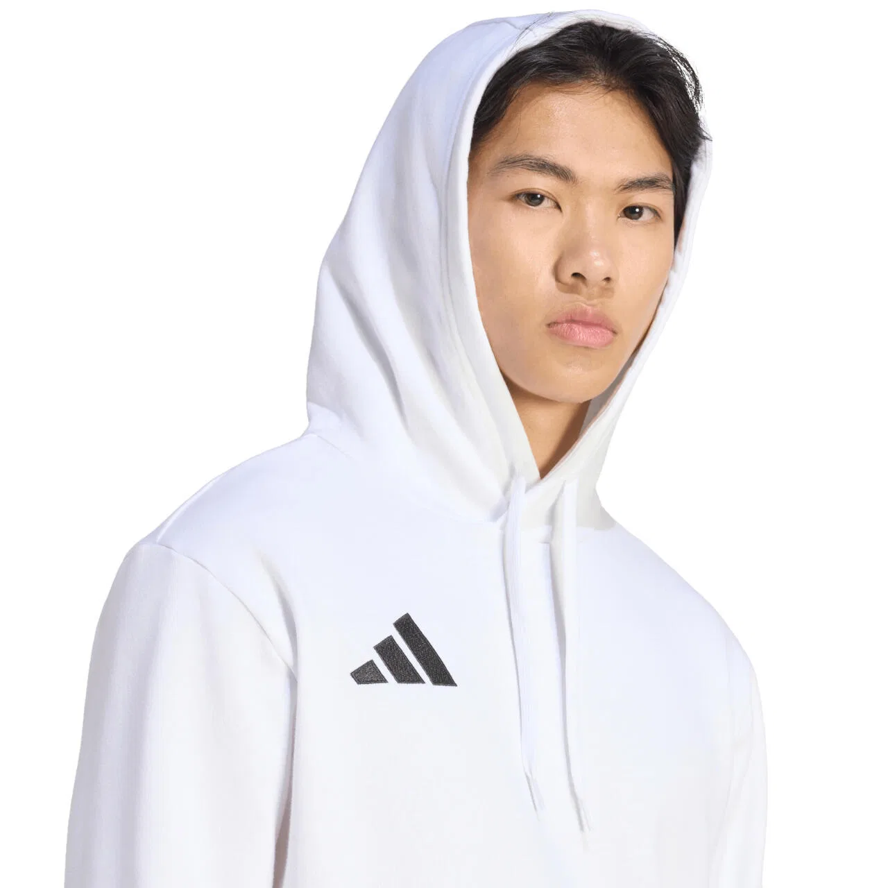 Мужское худи с длинным рукавом Entrada 26 Hoody Adidas, Weiss Schwarz Weiss — фото 4