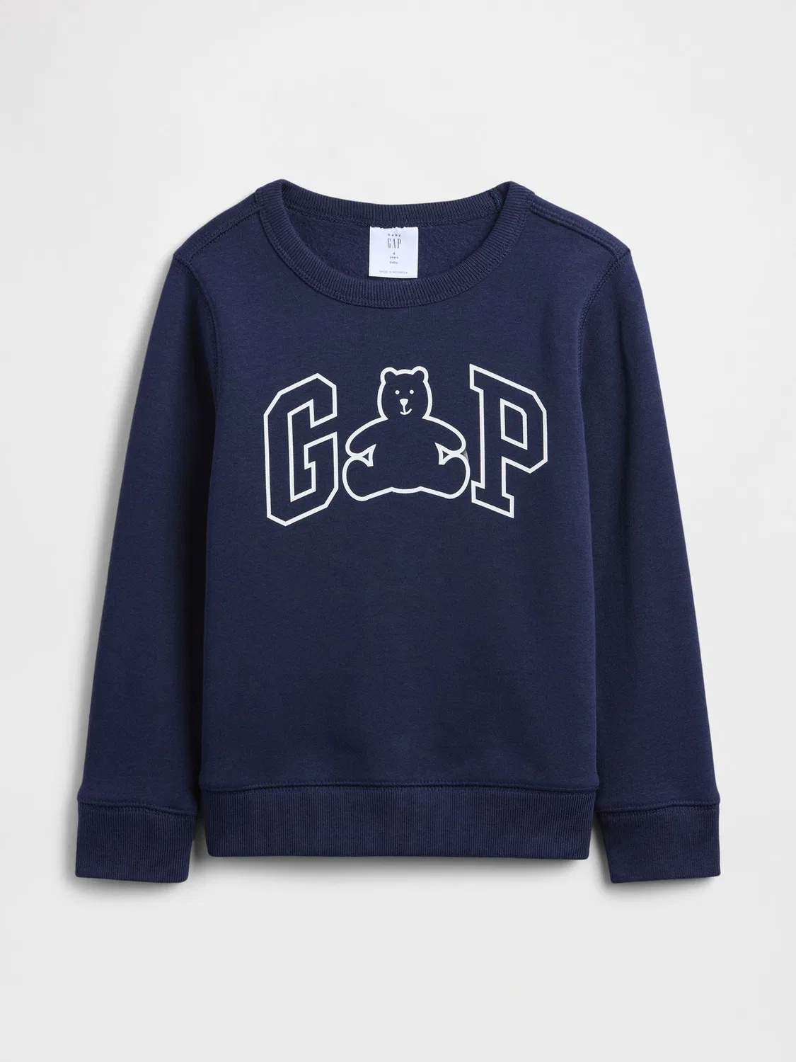 Свитшот с логотипом Relaxed Gap, темно-синий
