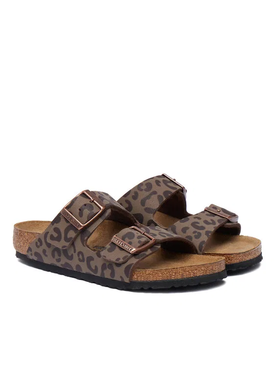 Шлепанцы Arizona Birkenstock, коричневый — фото 2