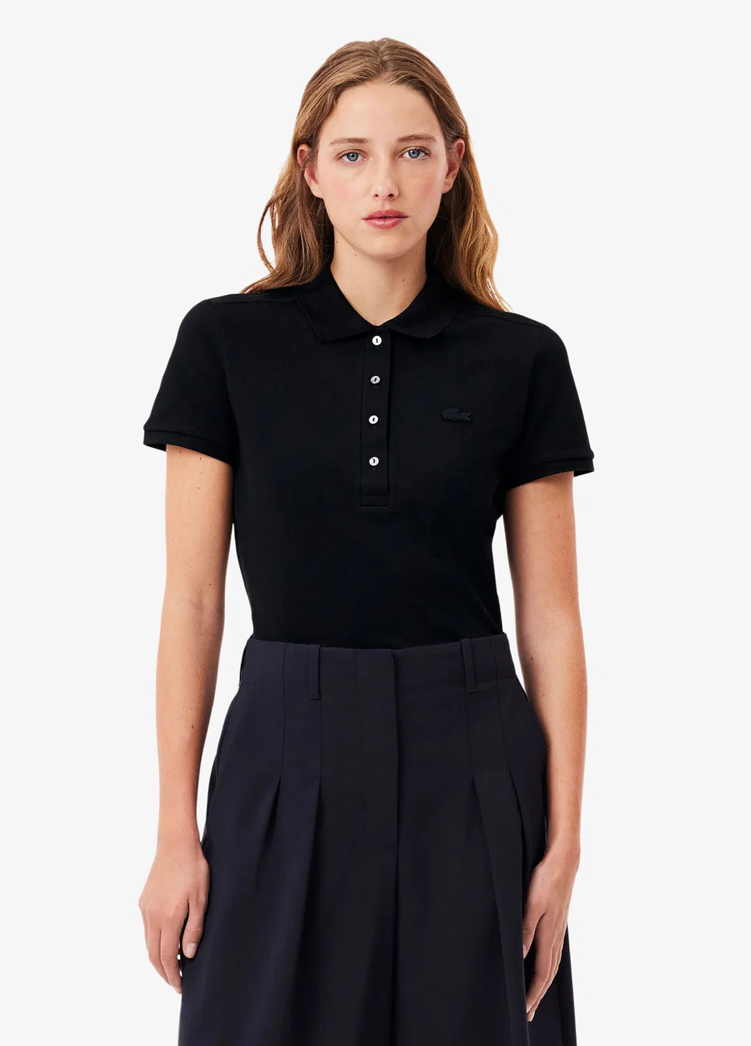 Футболка-поло Lacoste Slim Fit, черный