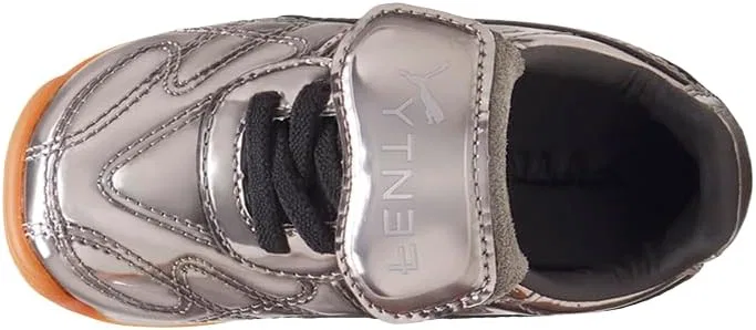 Детские кеды для девочек без шнуровки Fenty X Avanti C PUMA, Silver — фото 4