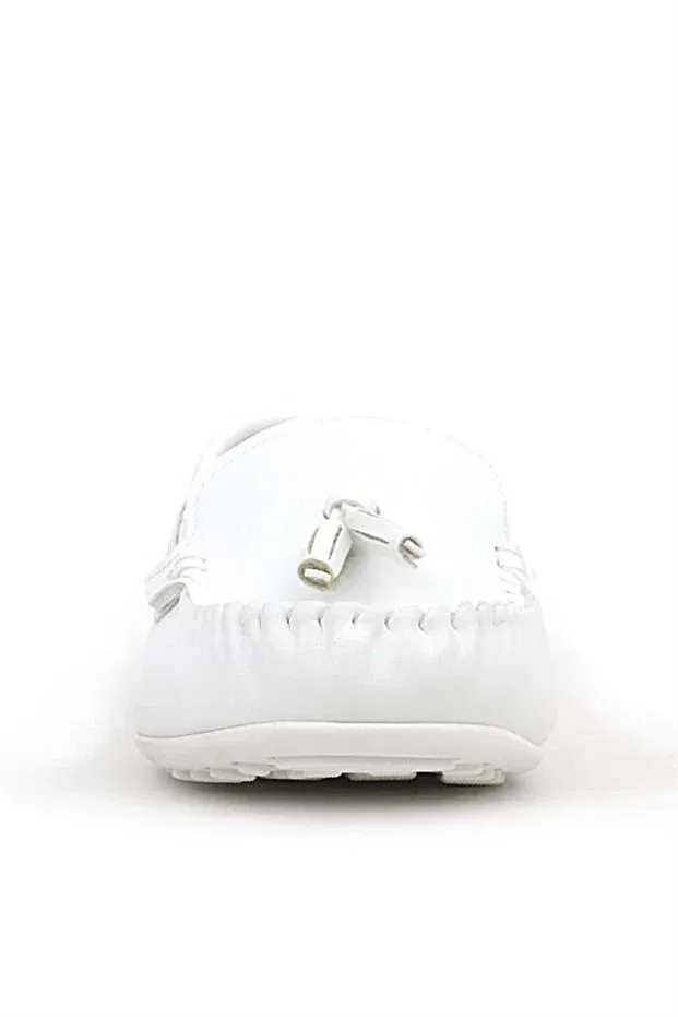 Детские лоферы для мальчиков из искусственной кожи Rakerplus, White — фото 4