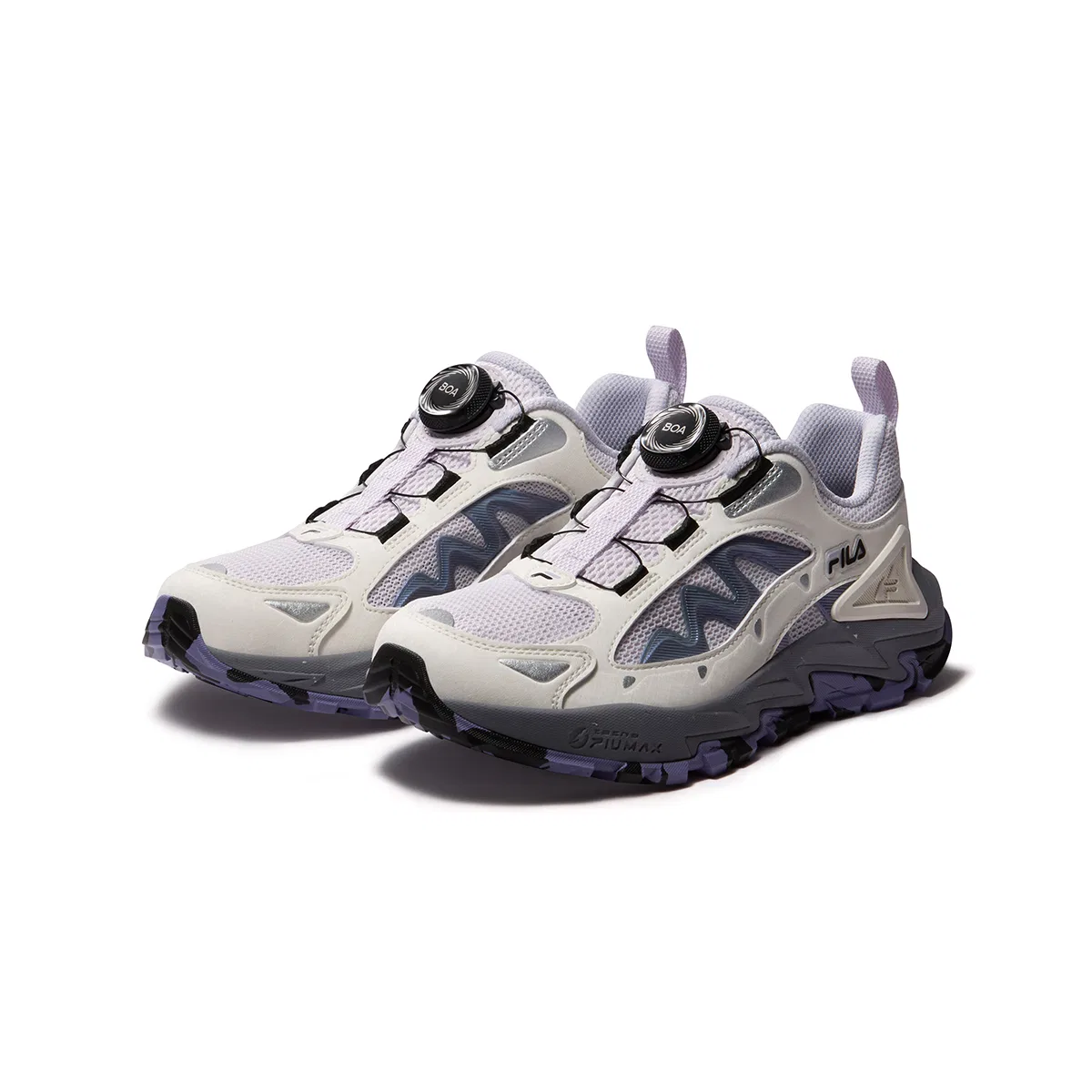 Детские кроссовки для активного отдыха FILA KIDS, Romantic Purple/Snow White — фото 4