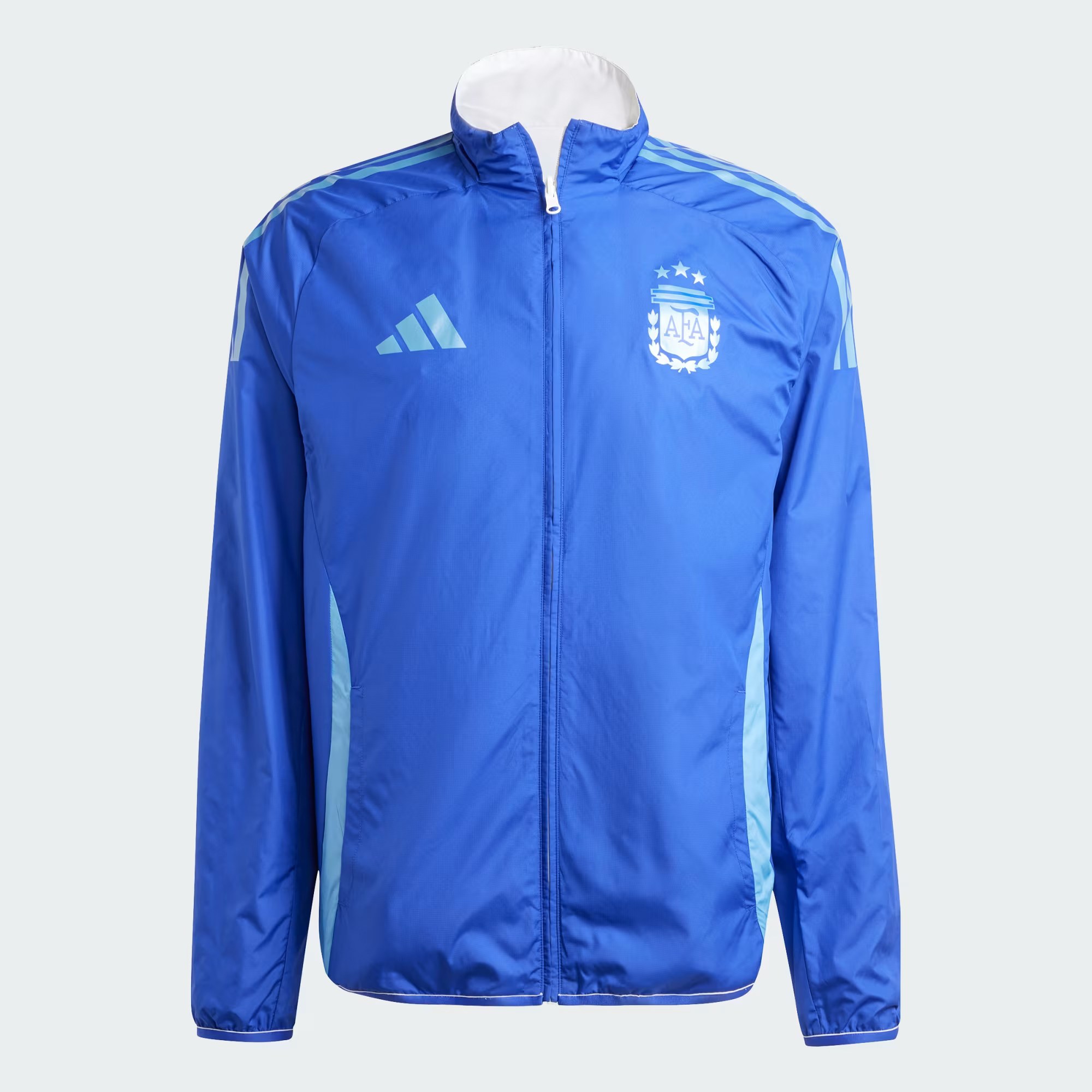 Куртка Adidas Argentina National Team Anthem, белый/синий — фото 2