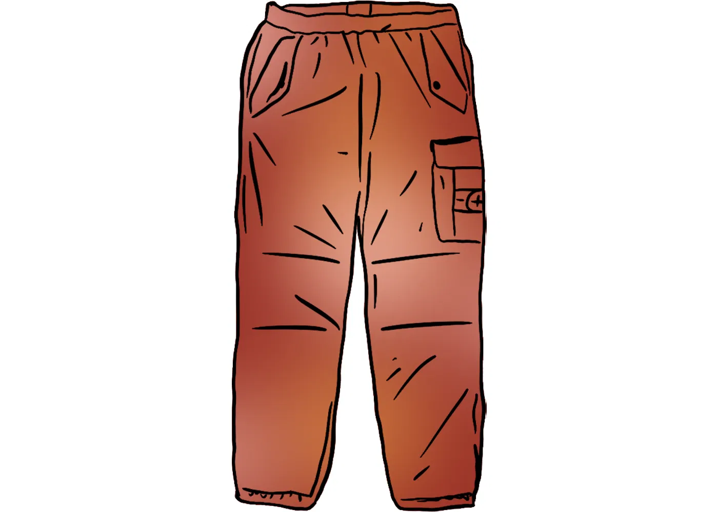 Мужские брюки карго с камуфляжным принтом Supreme Cargo Pant, Coral