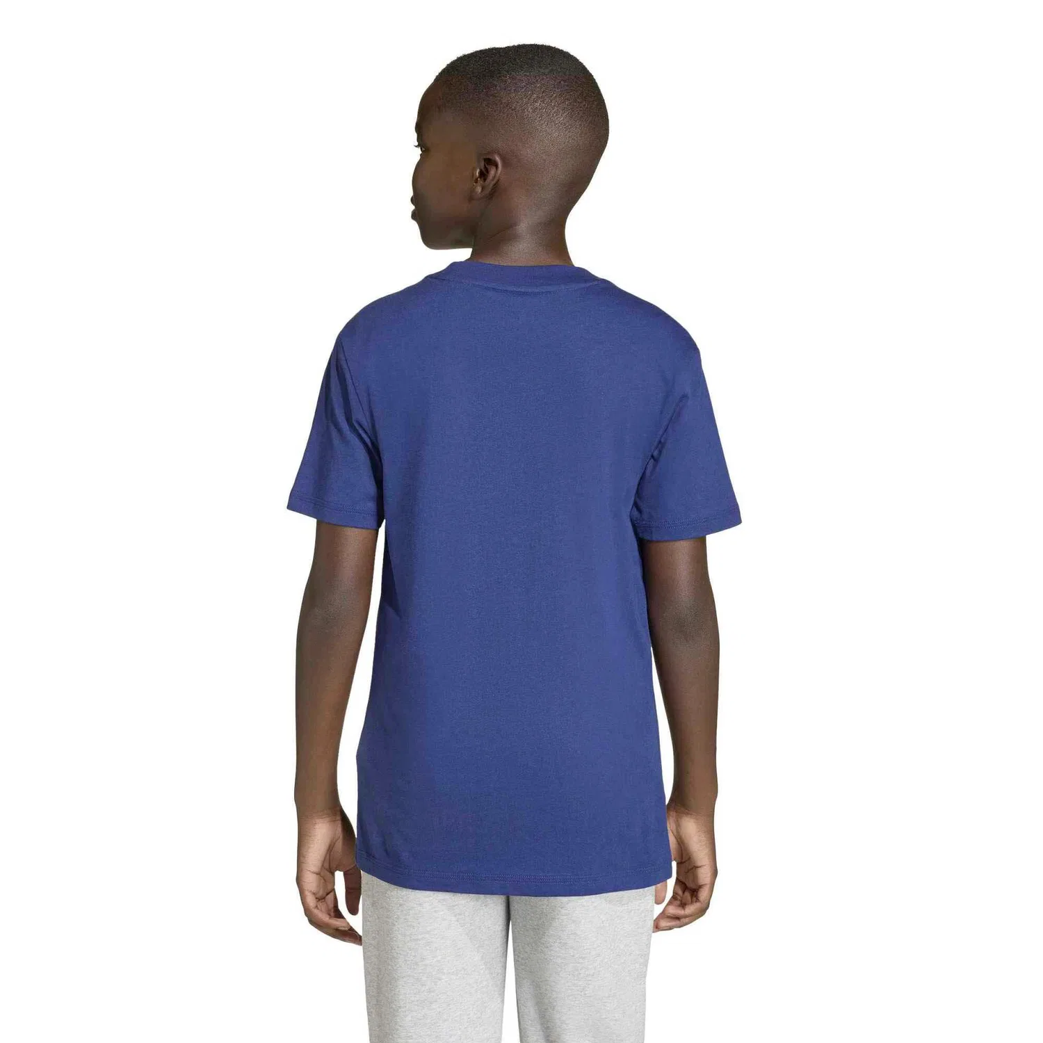 Детская футболка с длинным рукавом Adidas Sport J Bl Tee 160, BLAU — фото 3