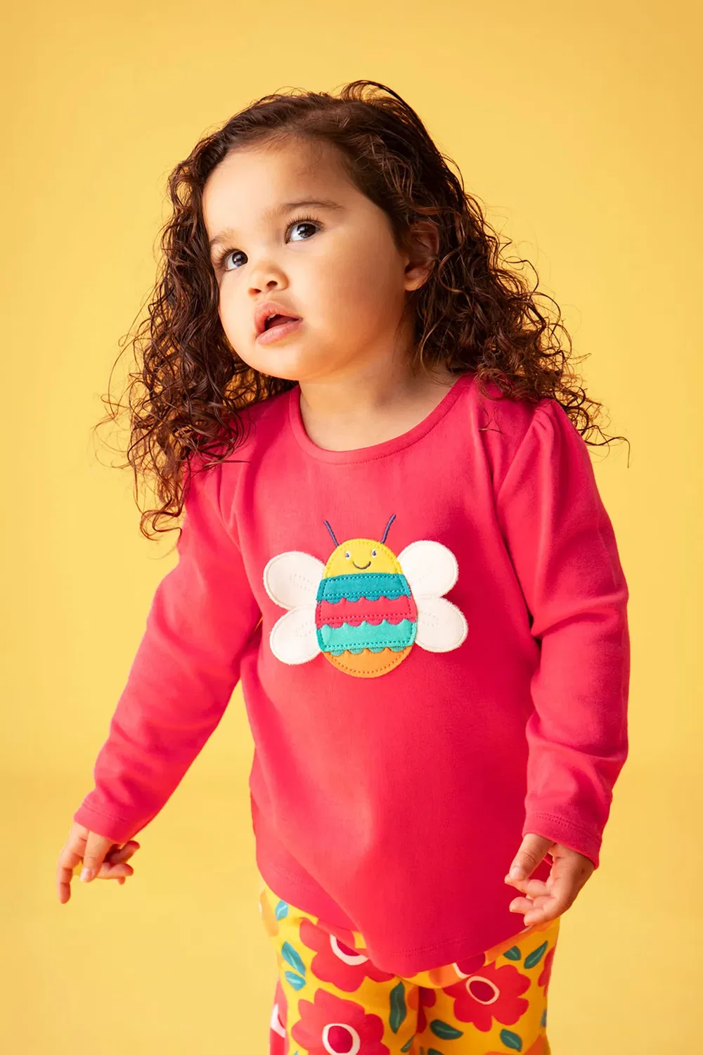 Женская футболка с аппликацией Caris Frugi, Pink — фото 2