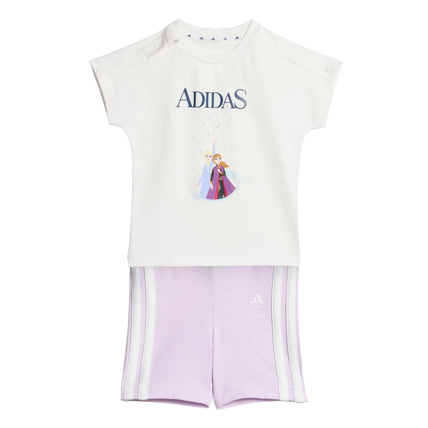Детский комплект футболок с принтом Disney Adidas, белый
