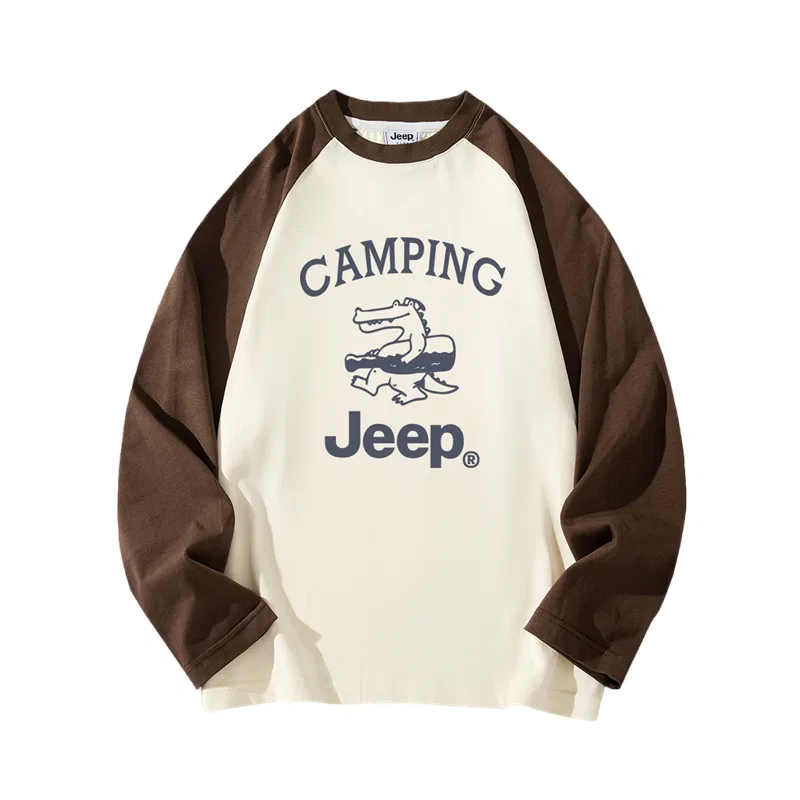 Детская футболка с круглым вырезом Jeep Grade School T Shirts Crew Neck Moderate, Ginger Yellow — фото 3