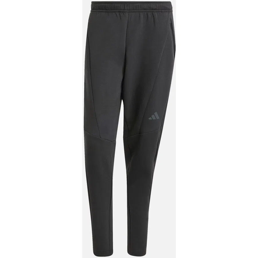 Спортивные брюки для фитнеса adidas Designed for Training Knit Regular-Fit, Черный — фото 3