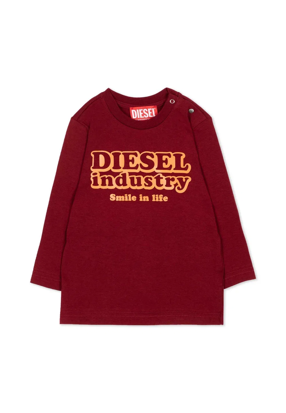 Футболка унисекс с длинными рукавами Diesel, Bordeaux