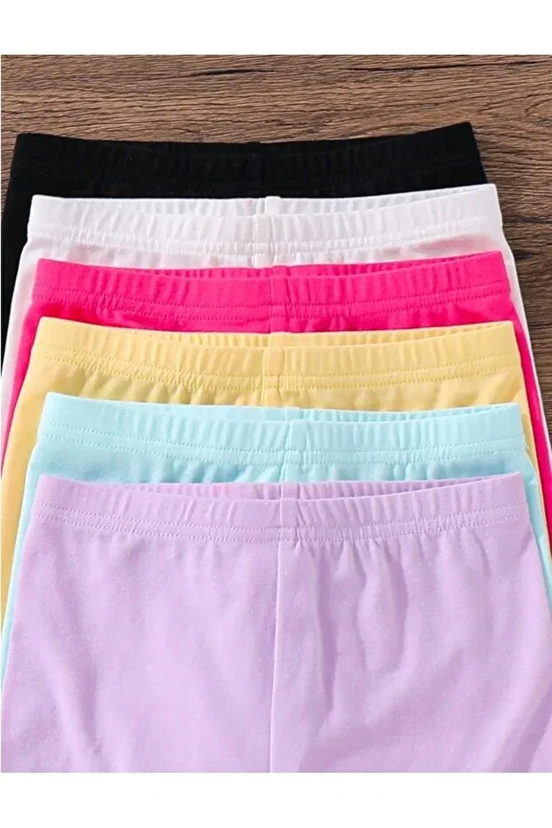 Детские леггинсы для девочек хлопковые Basics Heren, Multicolor — фото 2