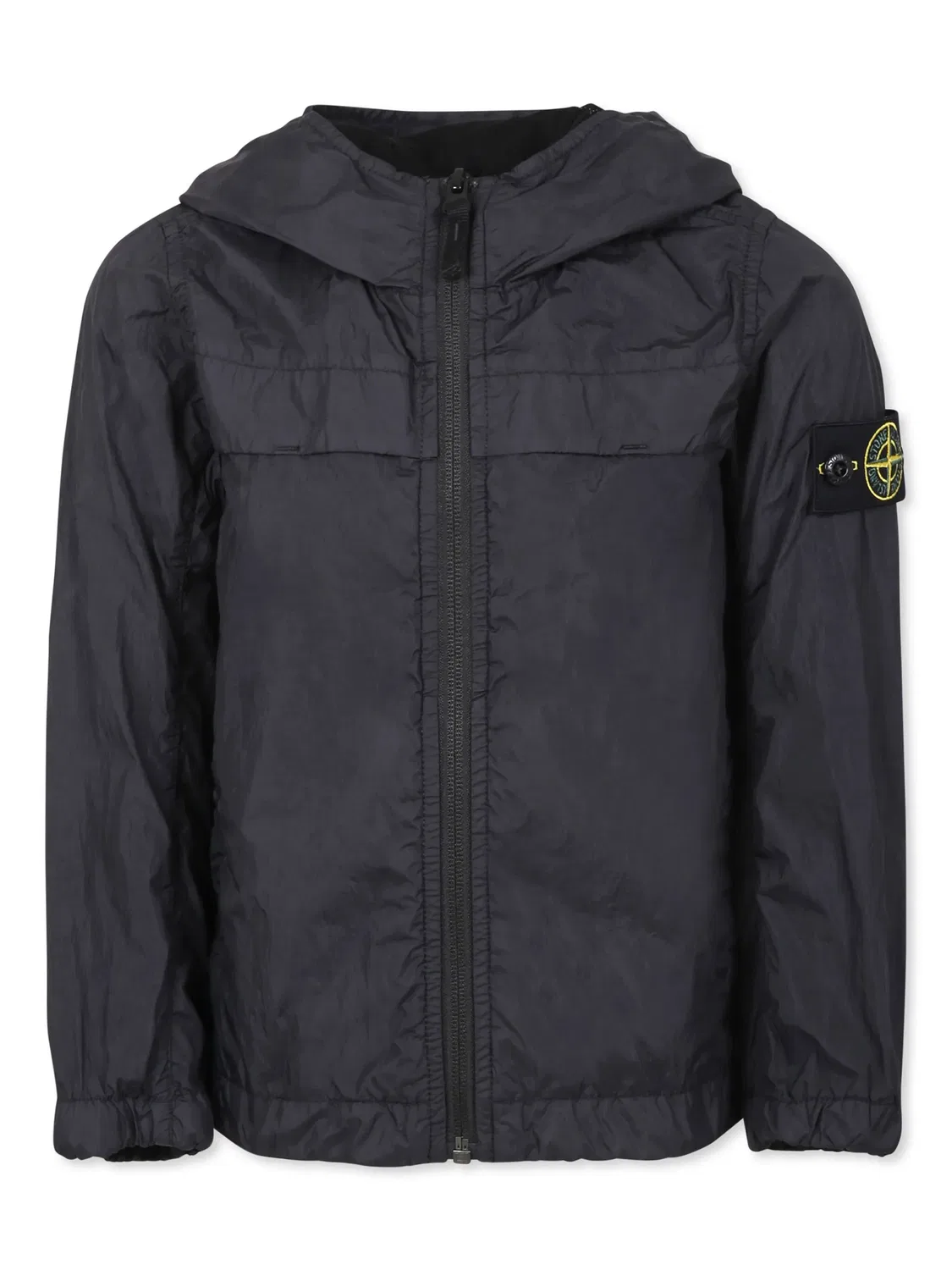 Куртка с капюшоном и компасом Stone Island, черный