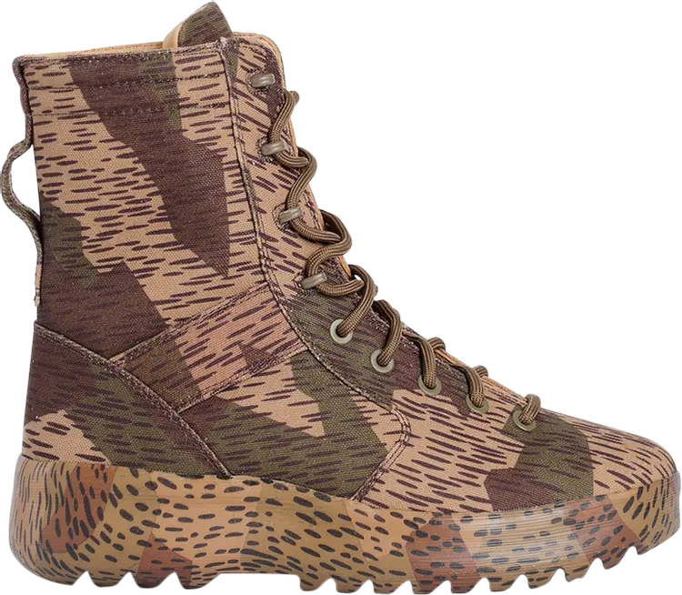 

Ботинки Yeezy Season 6 Military Boot Splinter Camo, коричневый