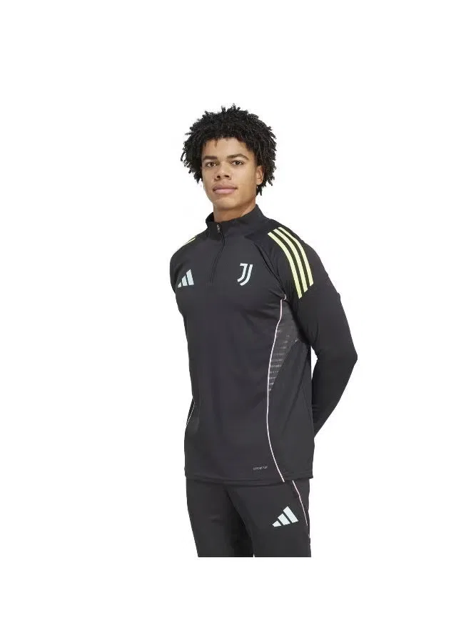 Пуловер тренировочный с длинным рукавом Juventus 25/26 Tiro25 Adidas, черный