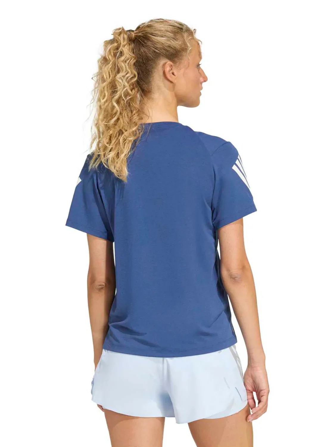Спортивная футболка Adidas Performance Shirt Adi365 сапфирового цвета — фото 2