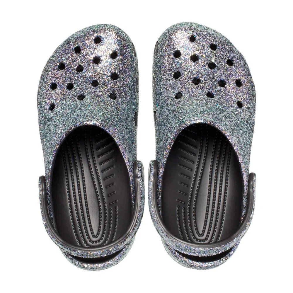 Детские сабо для мальчиков Crocs Classic Clog, Black Multicolor — фото 4