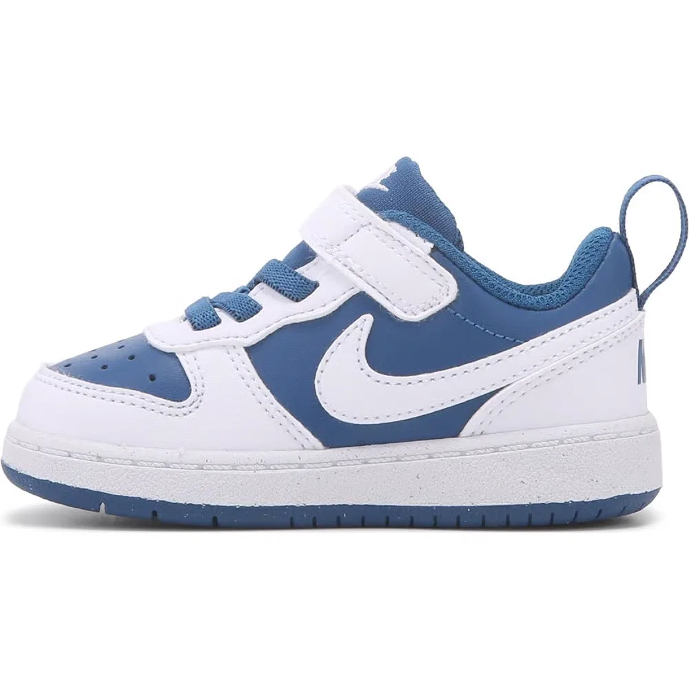 Детские кроссовки Kids' court borough low recraft для малышей Nike, White/Blue — фото 3